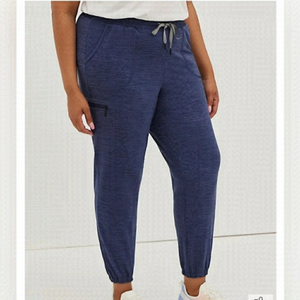 Torrid Happy Camper Navy Brushed Space Dye Hiking Jogger Pants 0X US 12